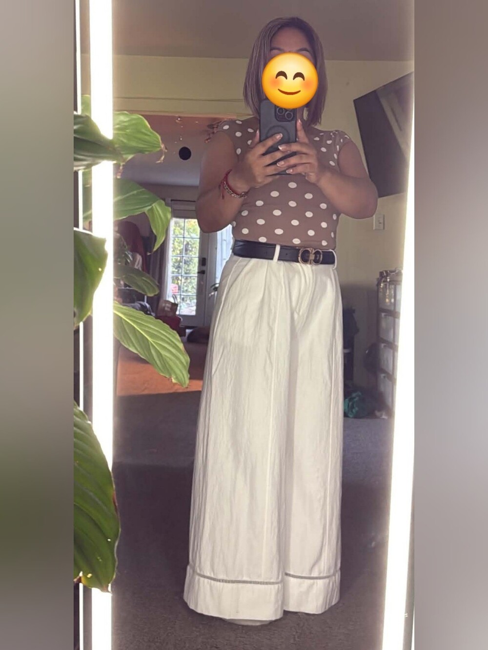 Women’s White Palazo - Classic High-Waist Style